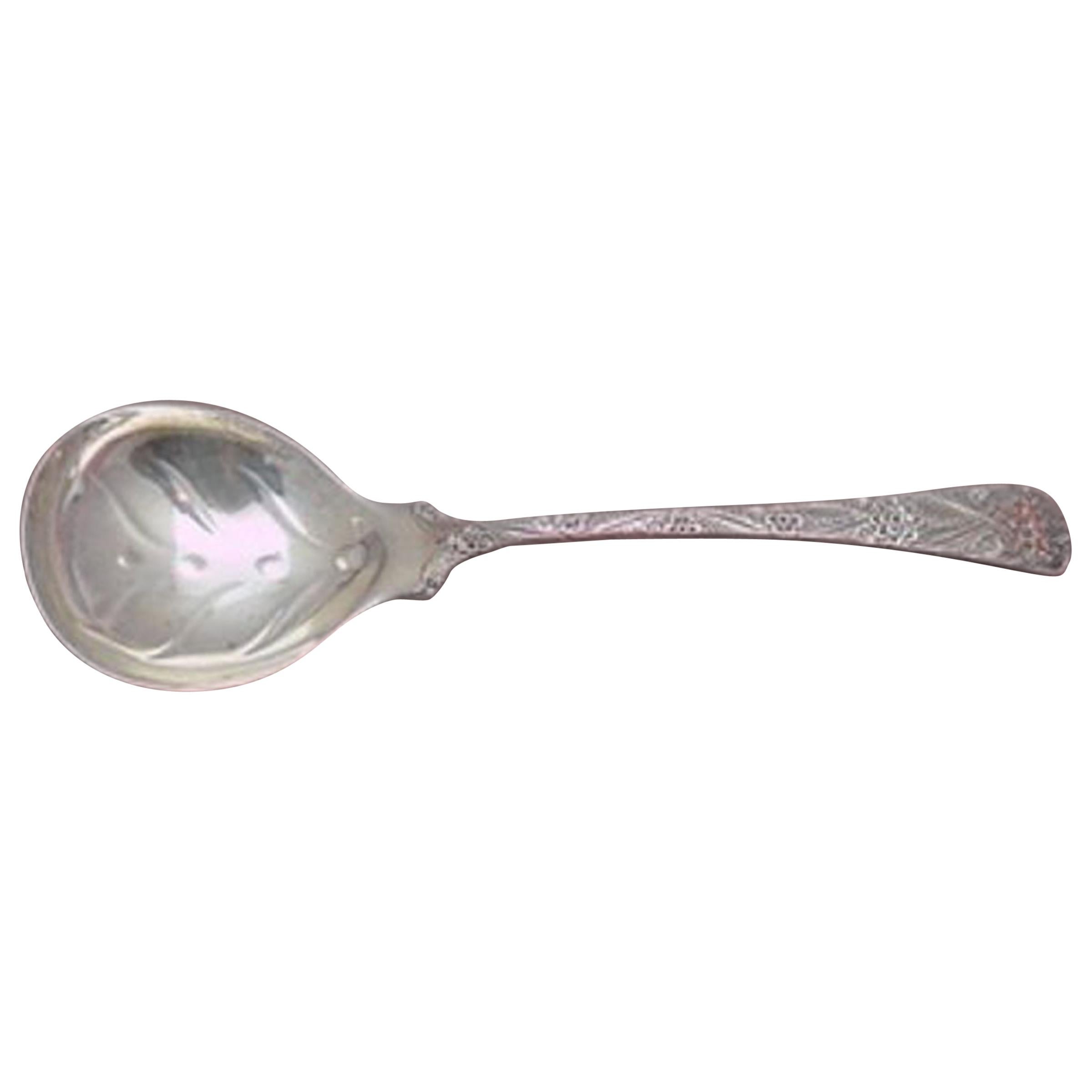 Antique Engraved by Tiffany & Co. Sterling Silver Berry Spoon