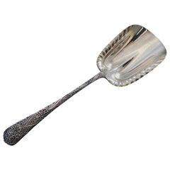 Antique Engraved by Tiffany & Co. Sterling Silver Cracker Scoop