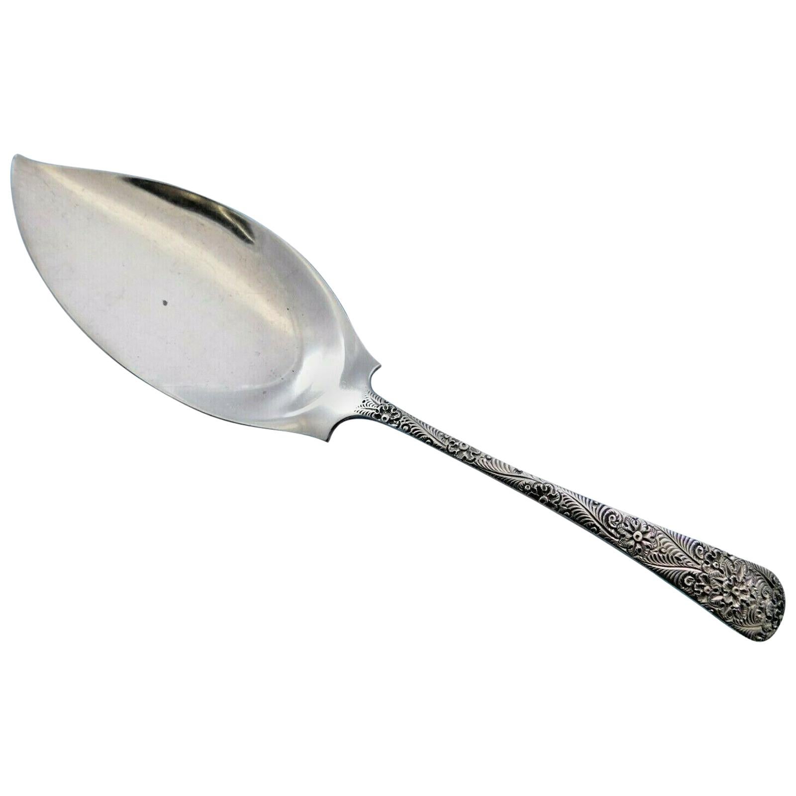 Antique Engraved by Tiffany & Co. Sterling Silver Ice Cream Server