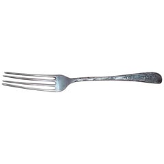 Antique Engraved by Tiffany & Co Sterling Silver Junior Fork AS