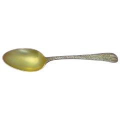 Antique Engraved by Tiffany & Co. Sterling Silver Teaspoon Gold Washed