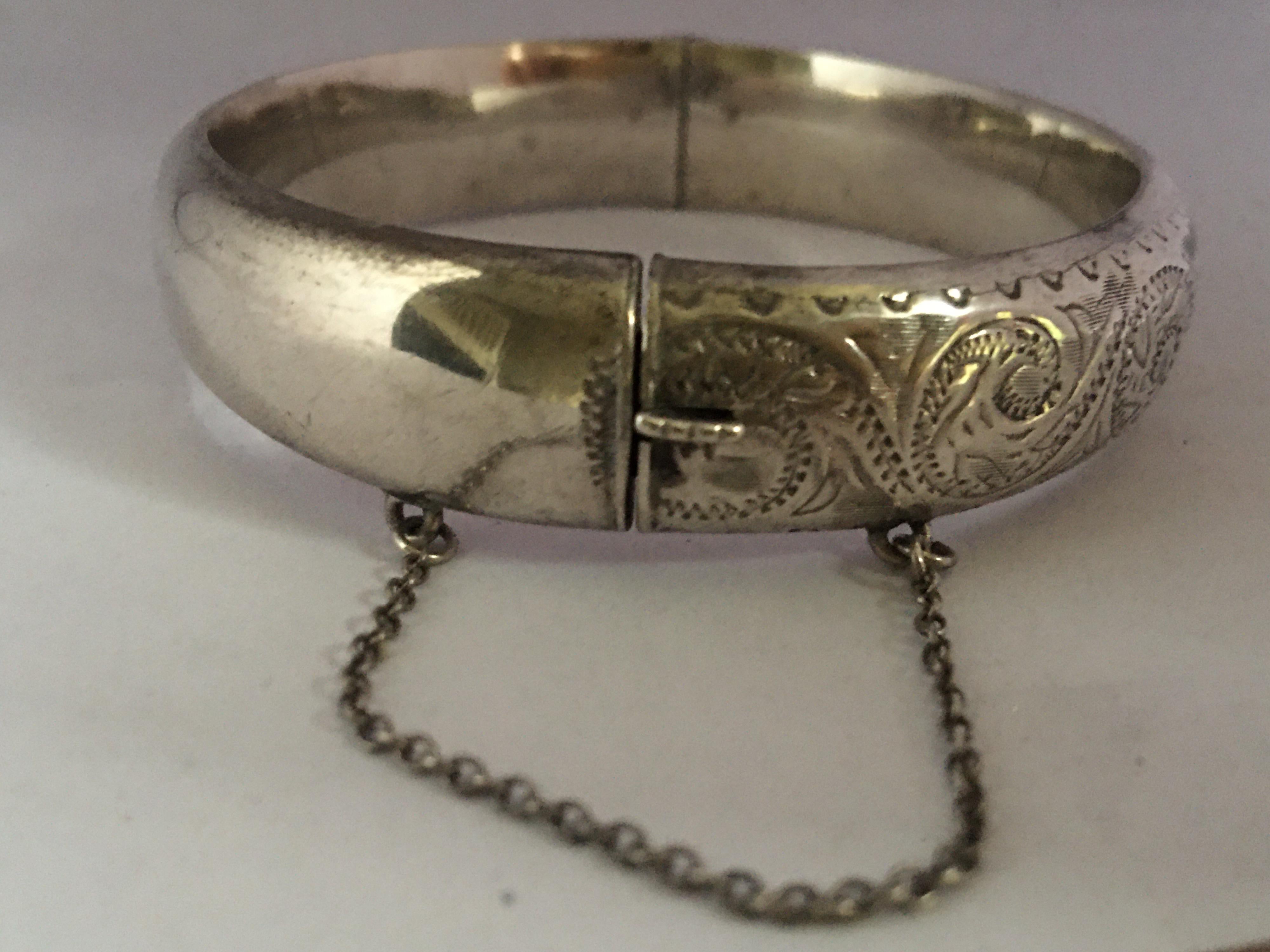 vintage silver bracelet