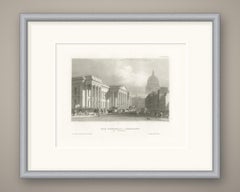 Antique Engraved View of the General Post Office, London, Meyer, circa 1850