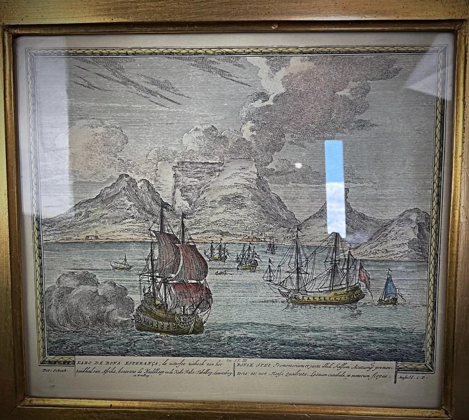 Antique Engraving by Pet Schenk, 
