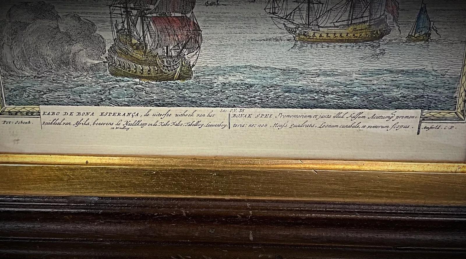 Antique Engraving by Pet Schenk, 