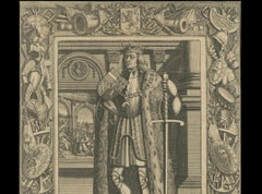 Antique Engraving of Philip I of Castile, “Philips de Eerste”, Netherlands, 1725
