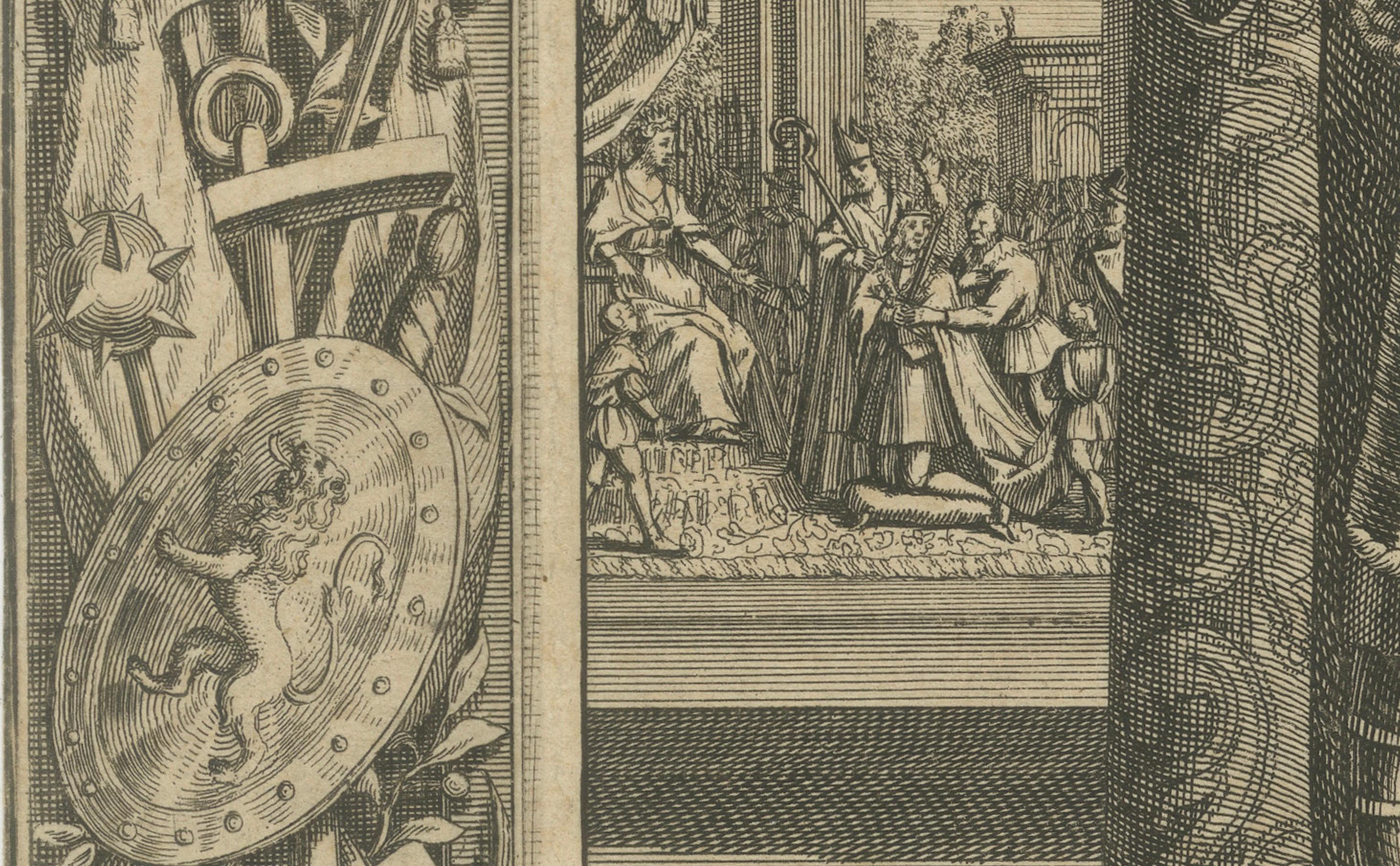 Antiker Kupferstich von Philipp I. von Kastilien, 