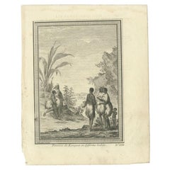 Antique Engraving of Women of Kazegut in Sierra Leone, Africa, c.1750