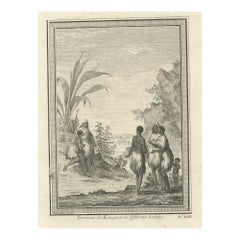 Antiker Kupferstich der Frauen von Kazegut in Sierra Leone, Afrika, um 1750