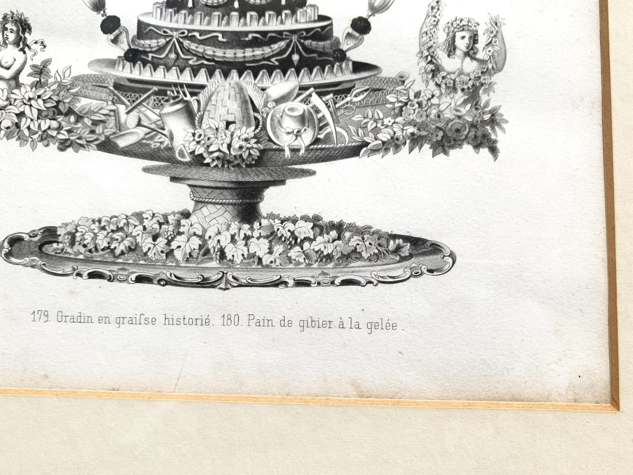 Antique Engravings From La Cuisine Classique, a Set of 4 For Sale 4