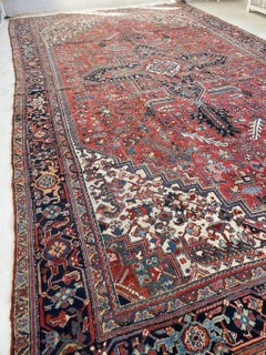 Antique Enormous Palace Size Heriz Rug, circa 1930's