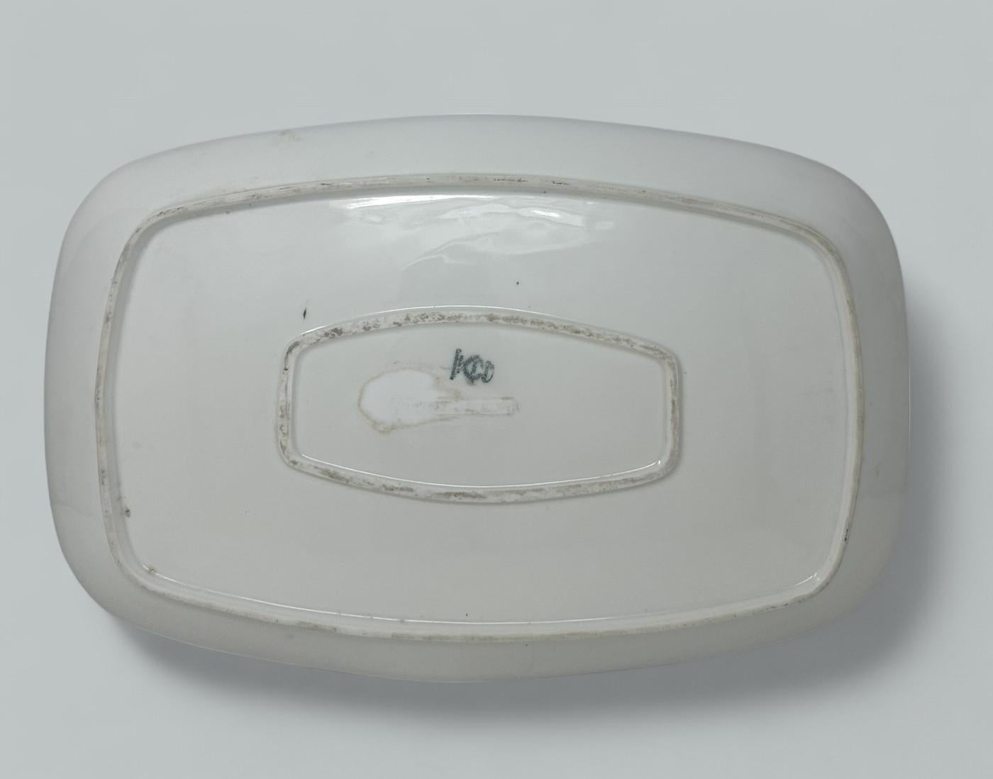Antiguo Epiag Royal Checoslovaco Porcelana Gabinete Plato Bandeja Highland Ciervo en venta 4