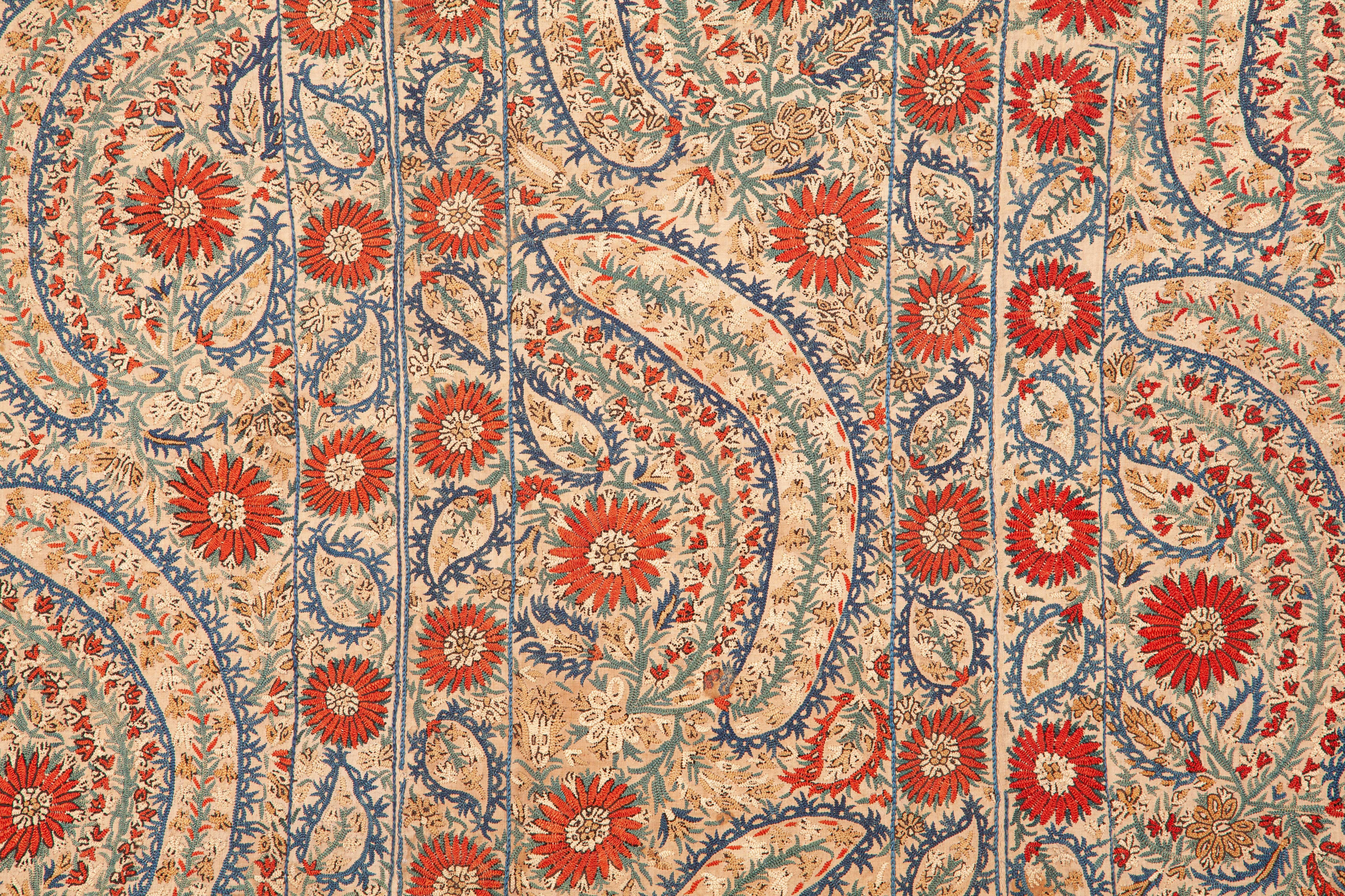 Fragment is probably from a bed sheet from Epirus. Colors are as good as they get.