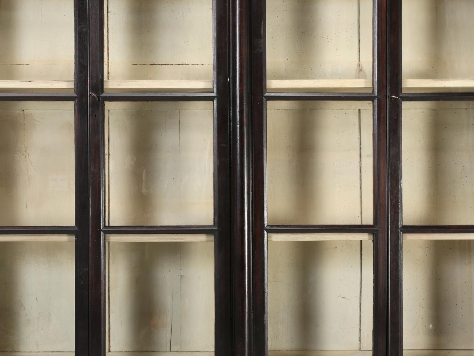 Mahogany Antique Époque French Empire Bookcase or Bibliothèque Fully Restored, 1800-1829