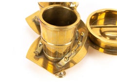 Antique Equestrian Brass Dresser Valet/ Watch Display