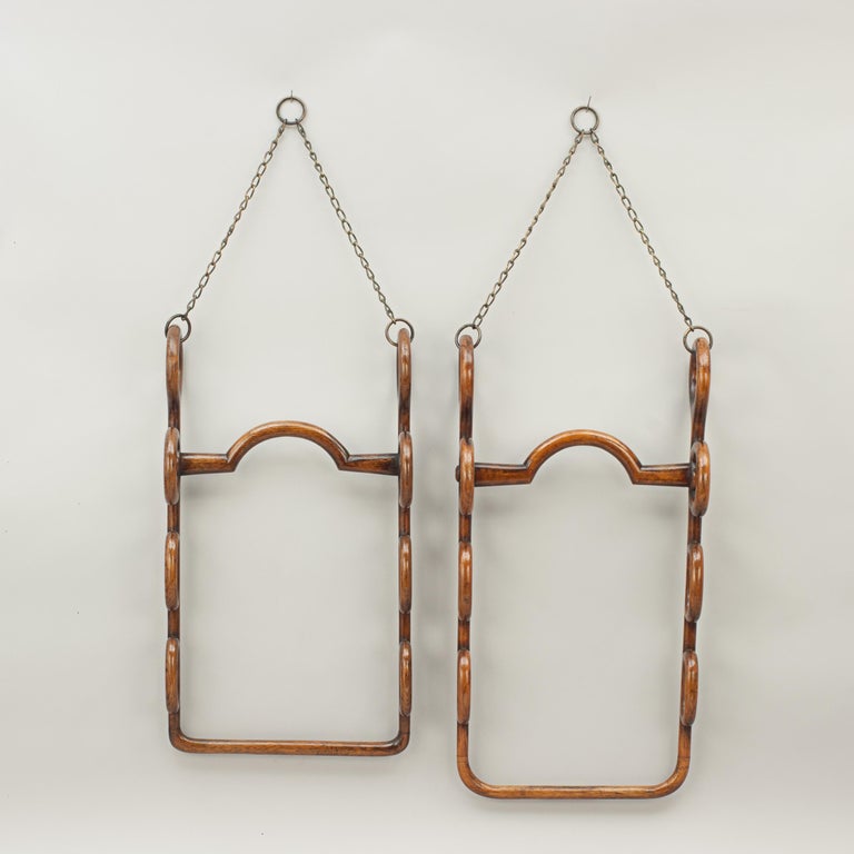 Antique Equestrian Fox Hunting Whip Racks by Thornhill, 144 New Bond