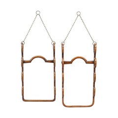 Antique Equestrian Fox Hunting Whip Racks by Thornhill, 144 New Bond Street