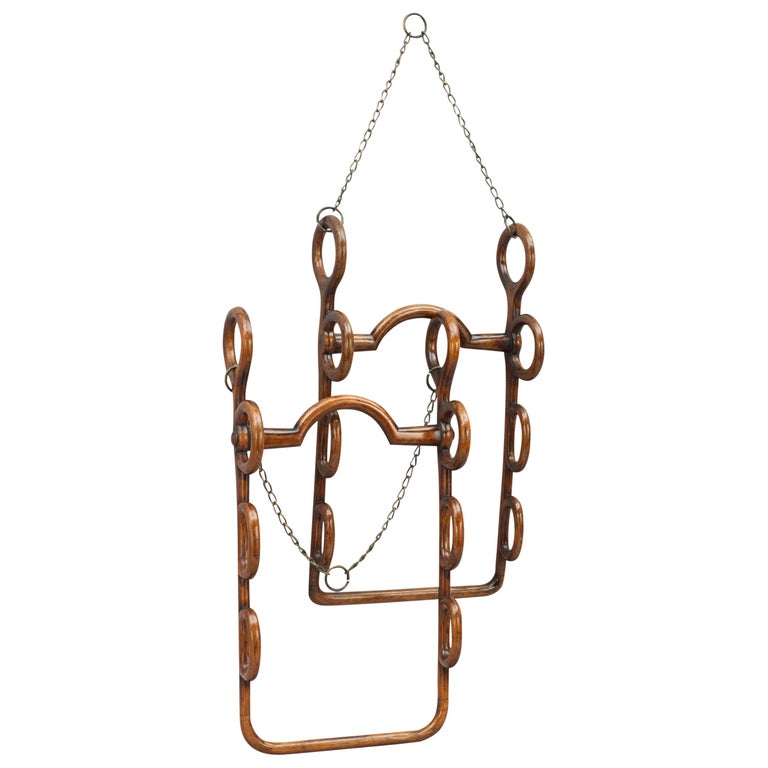 Antique Equestrian Fox Hunting Whip Racks by Thornhill, 144 New Bond