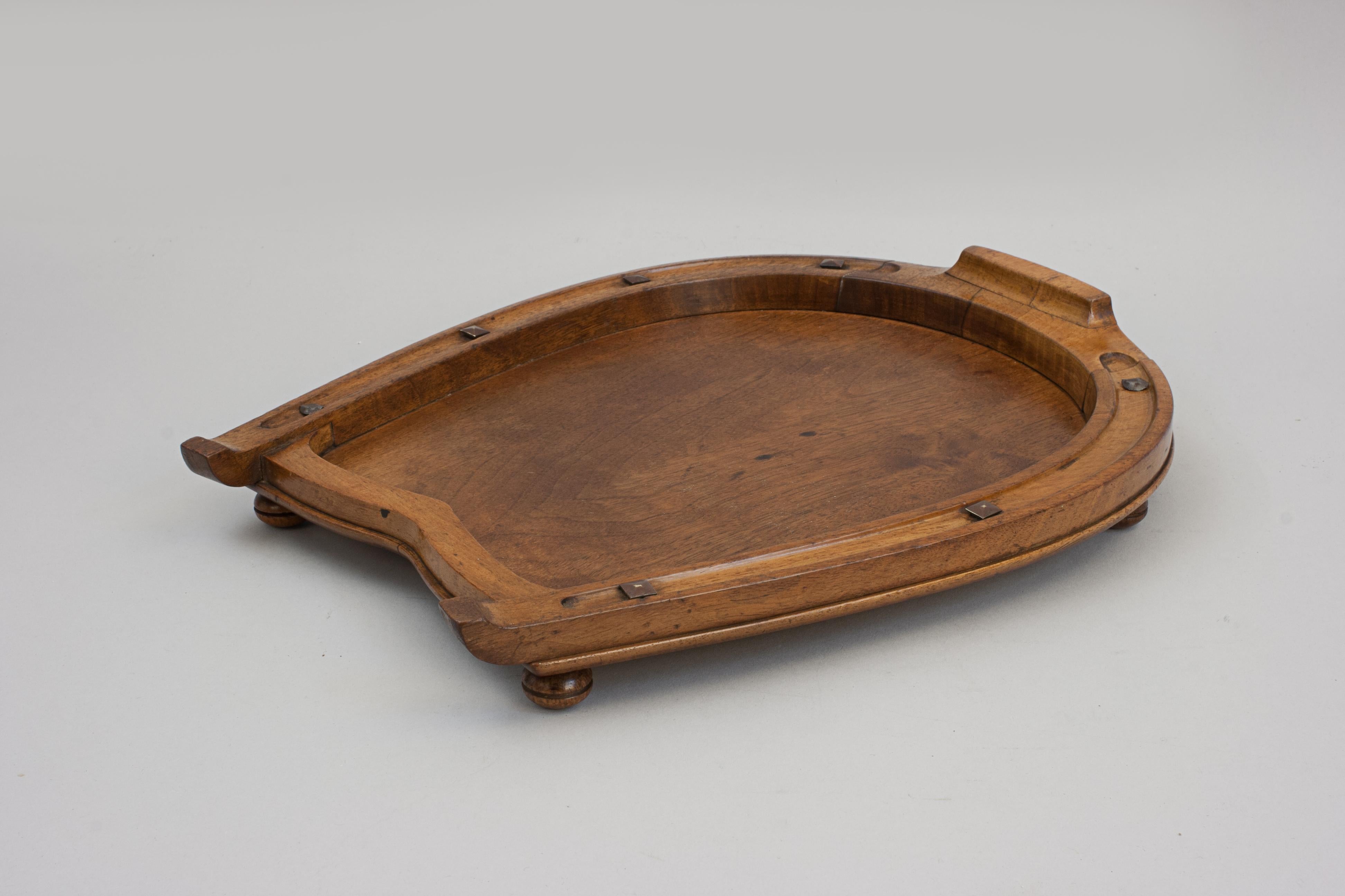 Antique Equestrian Horseshoe Tray For Sale 3