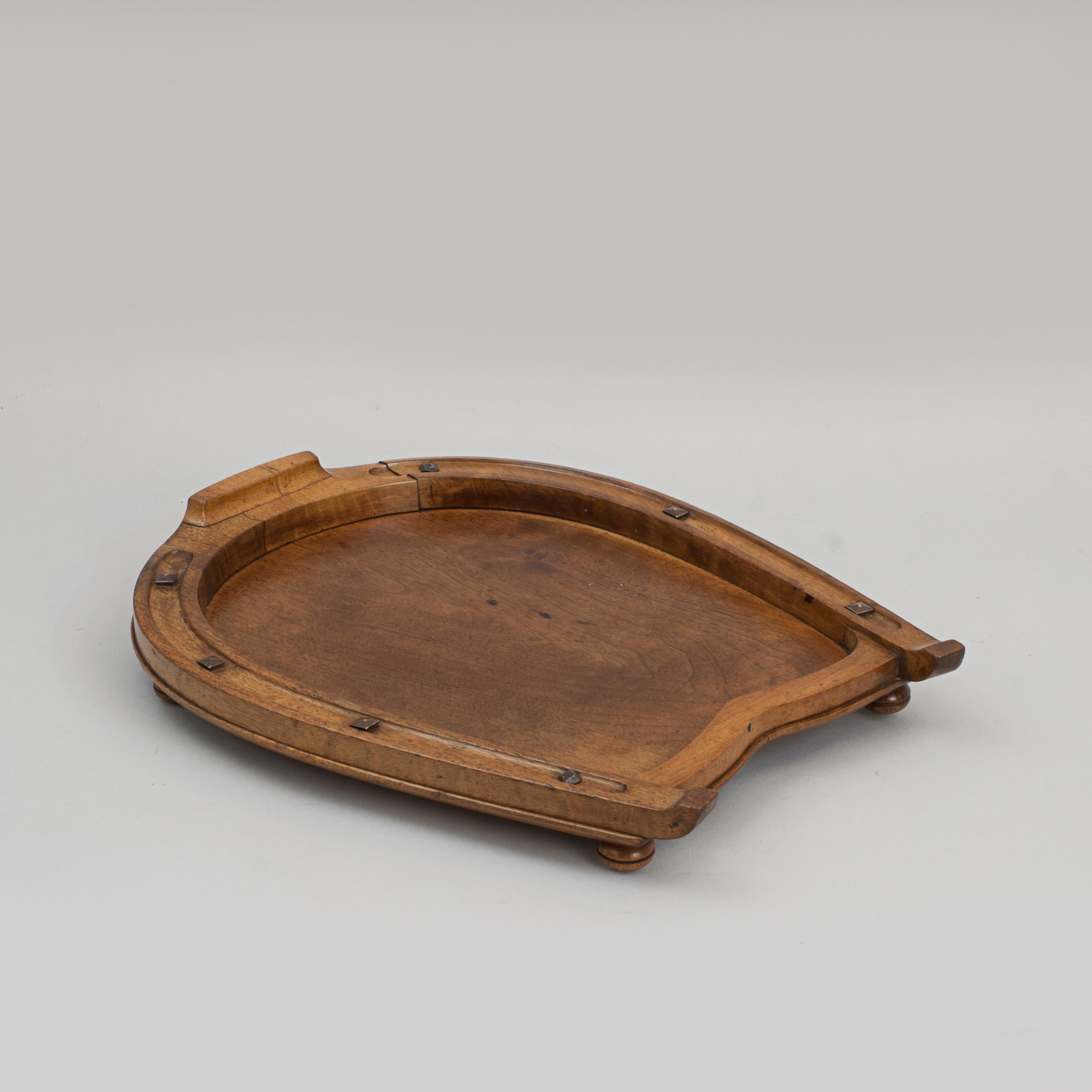 Antique Equestrian Horseshoe Tray For Sale 4