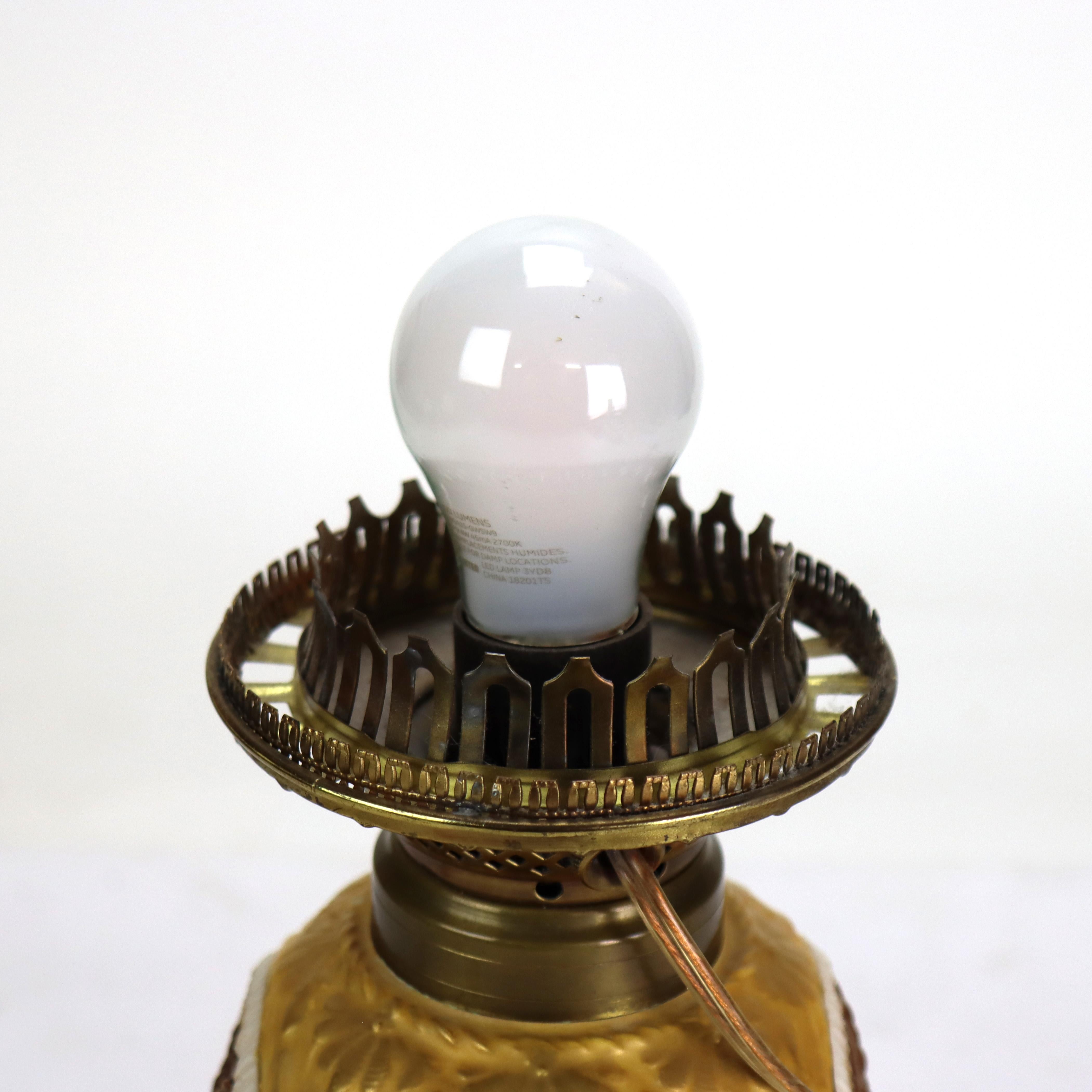 Antique Ernst Wahliss Austrian Amphora Figural Elephant Porcelain Lamp c1920 en vente 1