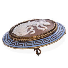 Antique "Eros with Swans" Brooch