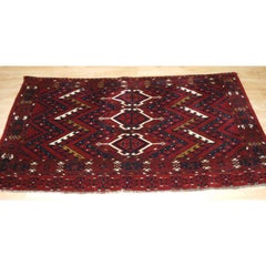 Antique Ersari Beshir Turkmen Chuval with the Ikat Design