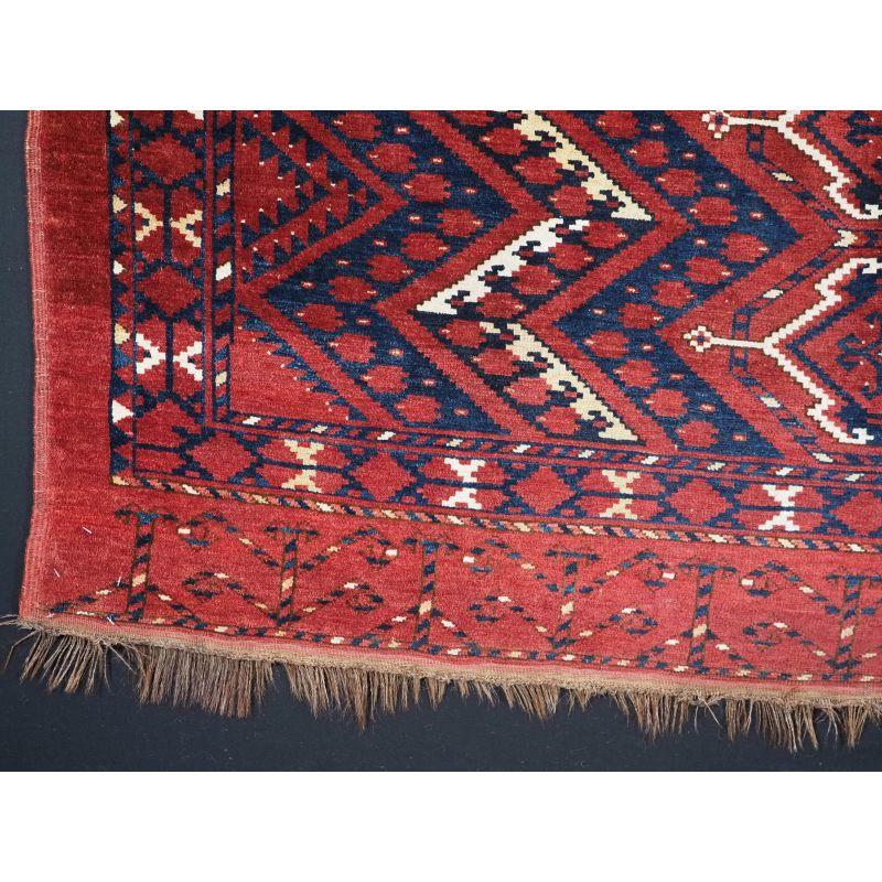 Antiker Ersari Beshir Turkmen- Chuval mit Ikat-Design im Zustand „Hervorragend“ im Angebot in Moreton-In-Marsh, GB