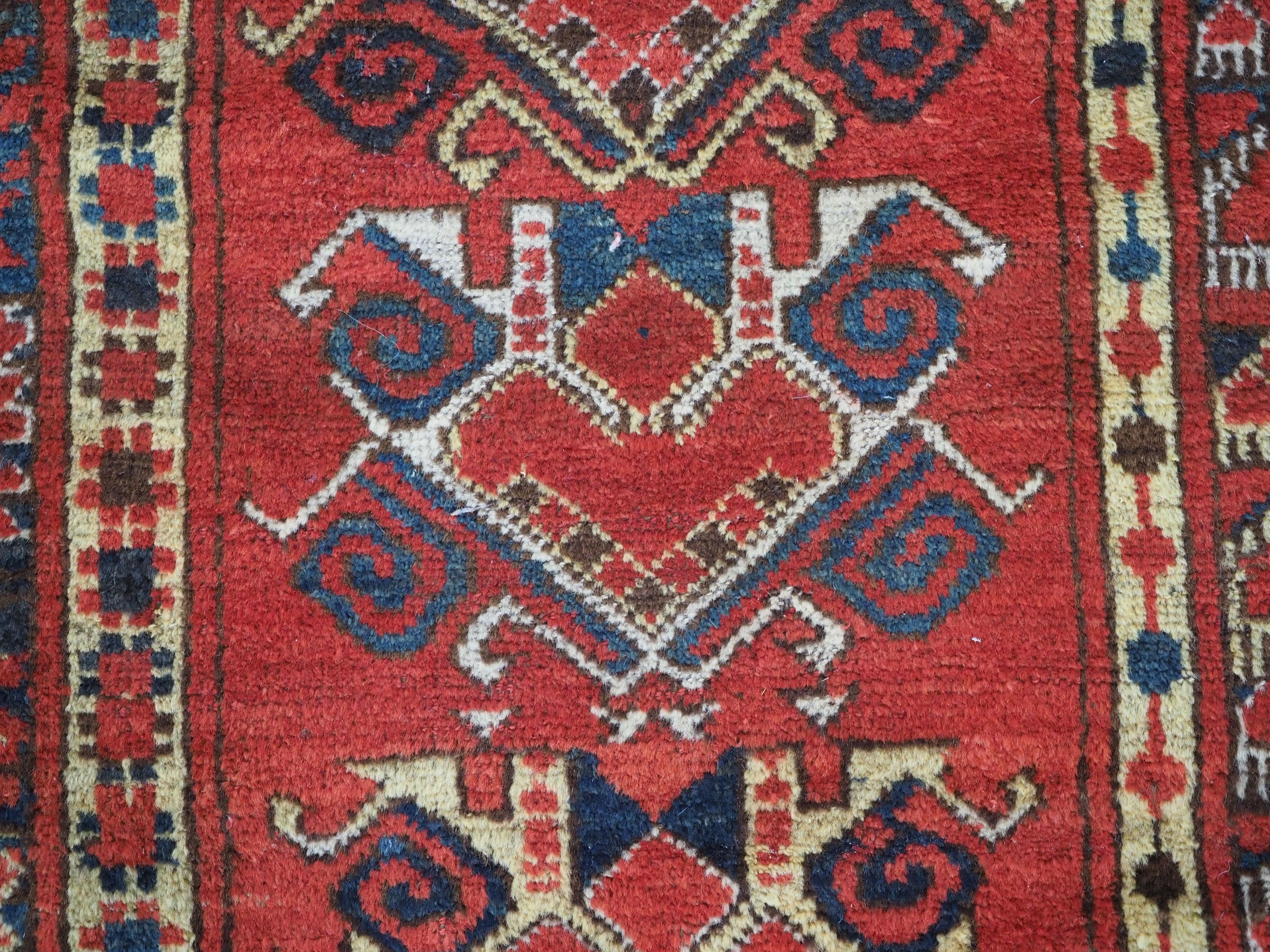 Antique Ersari Beshir Turkmen kelleh carpet of exceptional size.  Circa 1870. For Sale 11