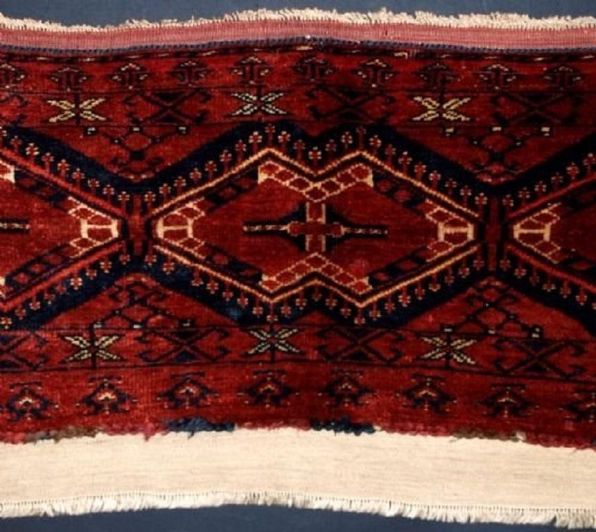 Antico Ersari Beshir Turkmen Torba, Pile completo, CIRCA 1900 In condizioni ottime in vendita a Moreton-In-Marsh, GB