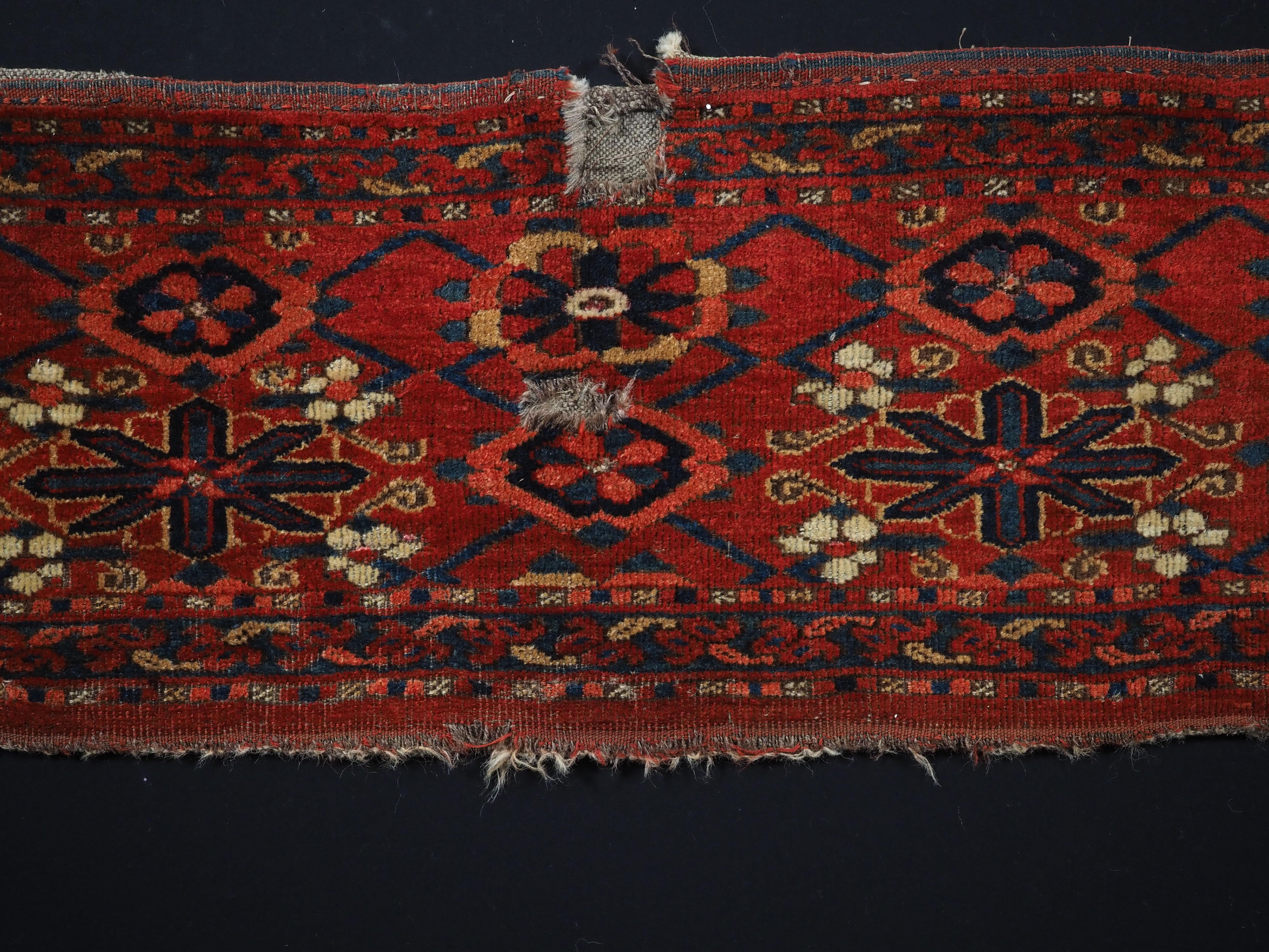 Antike türkische Ersari Beshir Torba mit Mina khani-Design.  Circa 1870. (Kaukasisch) im Angebot