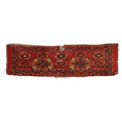 Used Ersari Beshir Turkmen torba with mina khani design.  Circa 1870.