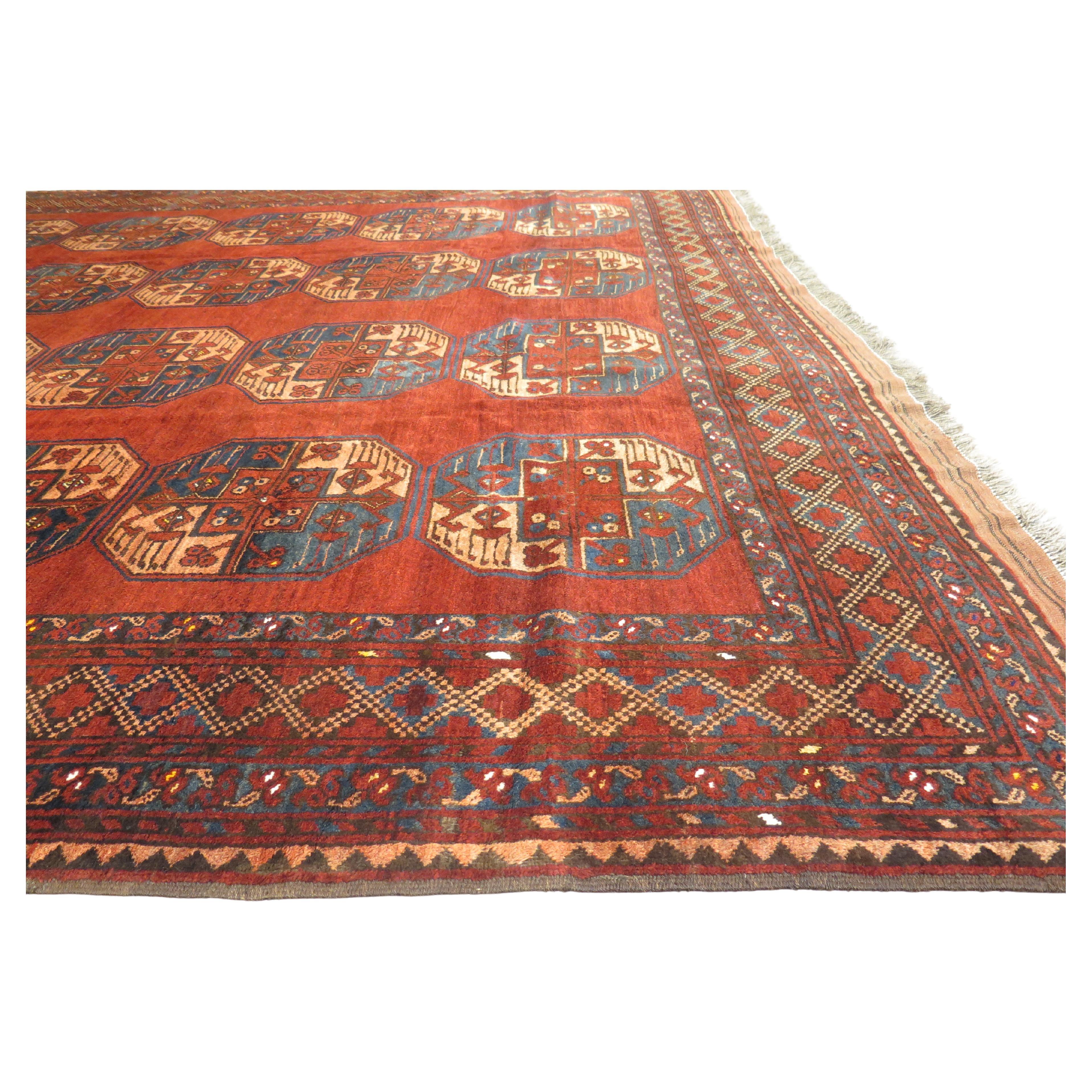 Antique Ersari Carpet, c. 1900 For Sale