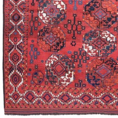 Antique Ersari Main Carpet - Late 19th Century
