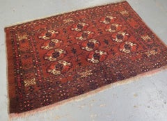 Antique Ersari Turkmen 12 Gul Chuval Face, Circa 1900