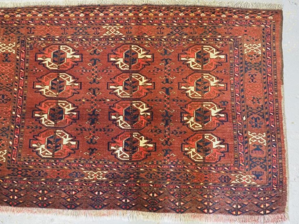 Ancien Turkmen 12 Gul Chuval Face d'Ersari, vers 1900 Bon état - En vente à Moreton-In-Marsh, GB
