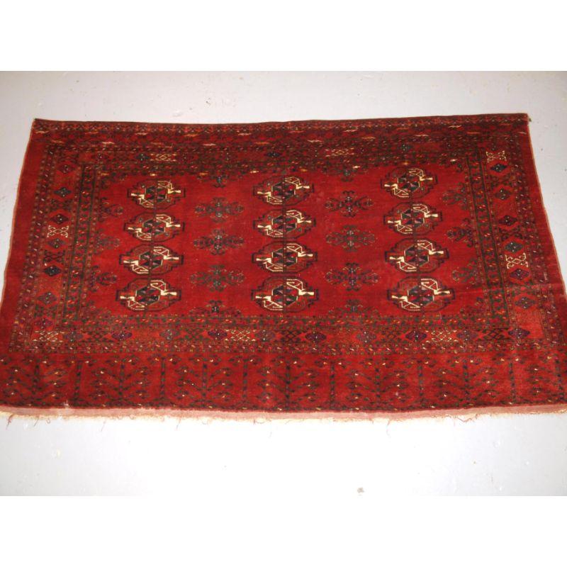 Turkish Antique Ersari Turkmen 12 Gul Chuval For Sale