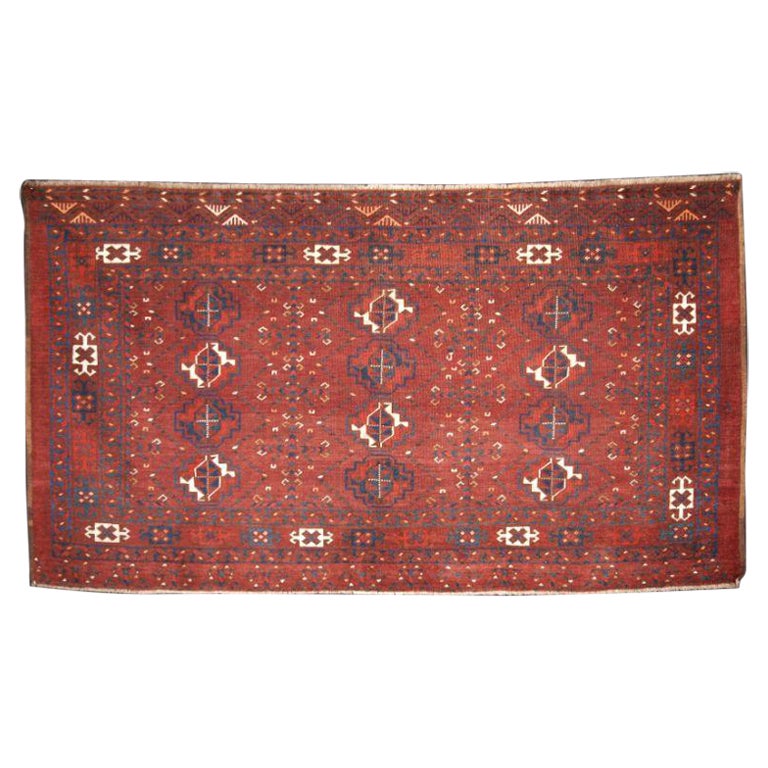 Antico Ersari Turkmen 12 Gul Chuval con buon colore