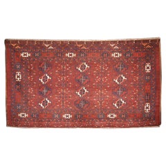 Antique Ersari Turkmen 12 Gul Chuval with Good Colour