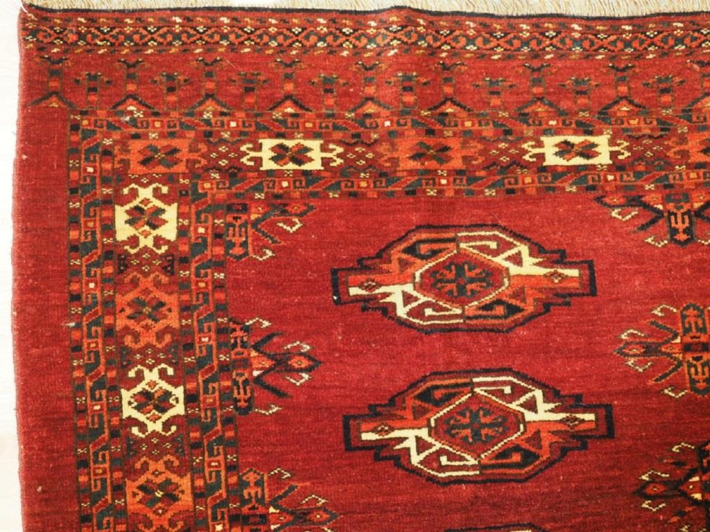 Antique Ersari Turkmen 9 Gul Chuval, Circa 1900 In Excellent Condition In Moreton-In-Marsh, GB