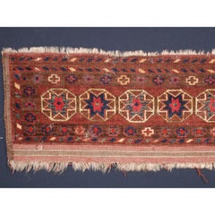 Antique Ersari Turkmen Germech, Very Scarce Weaving, circa 1890