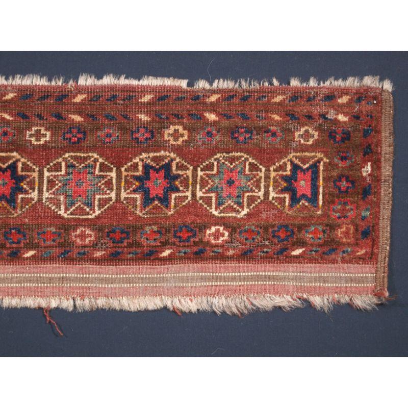 Antique Ersari Turkmen Germech, Very Scarce Weaving, circa 1890 In Good Condition For Sale In Moreton-In-Marsh, GB