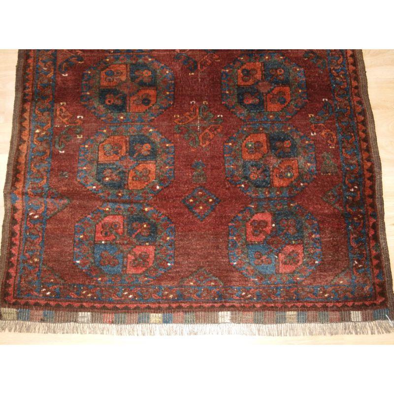 19th Century Antique Ersari Turkmen Rug of Excellent Design For Sale