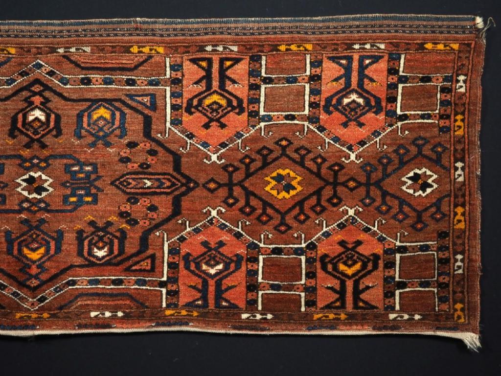 Torba turkmène ancienne de Ersari au design Classic 'Salor' Circa 1900 Excellent état - En vente à Moreton-In-Marsh, GB