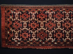 Antique Ersari Turkmen torba with kochak design.  Circa 1880.