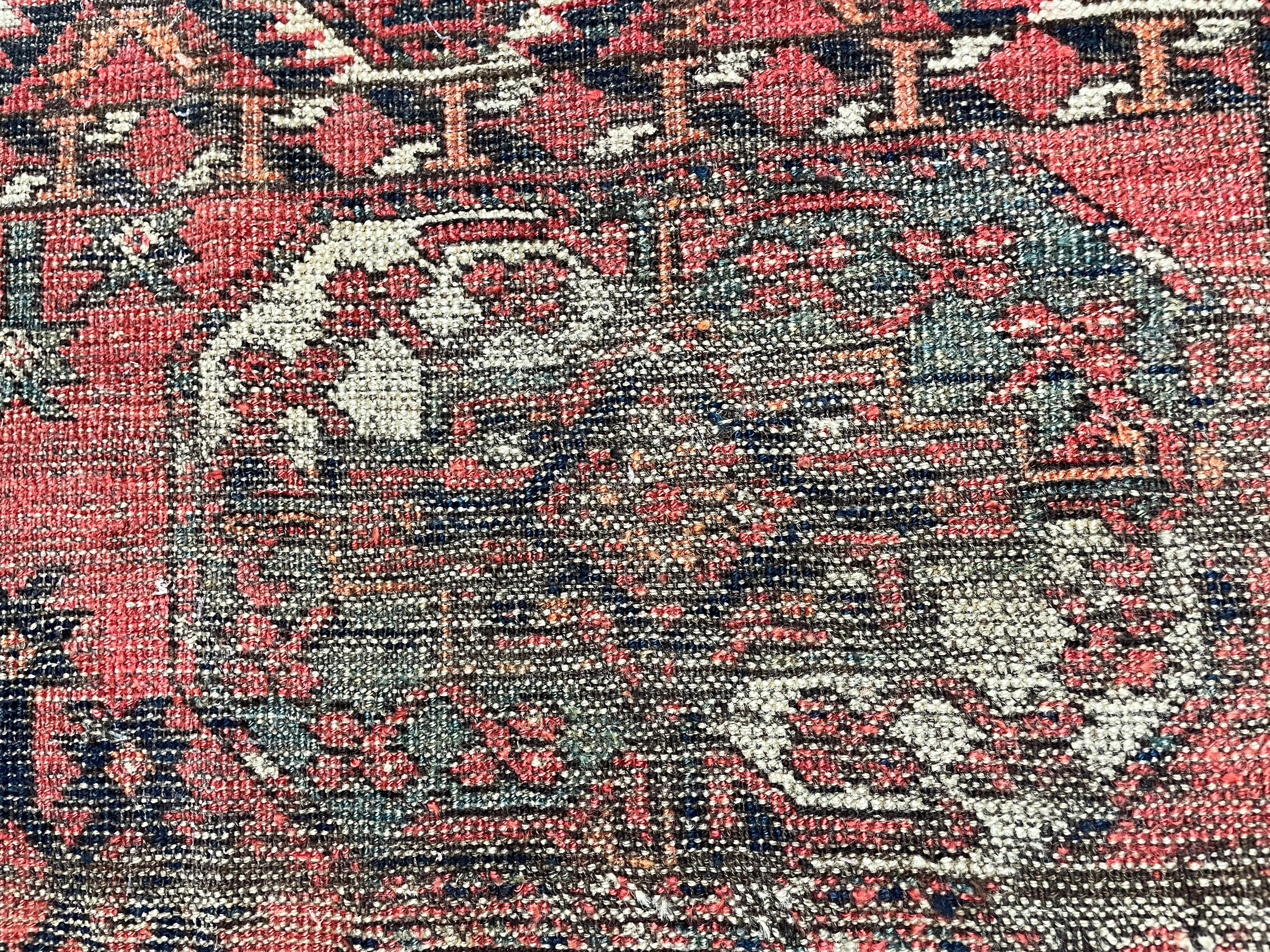 Central Asian Antique Erssary Turkman Carpet, AS IS For Sale