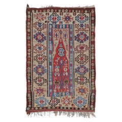 Antique Erzurum Kilim - Mid 19th Century