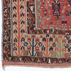Antique Erzurum Prayer Kilim - Mid 19th Century