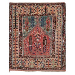 Antique Erzurum Prayer Kilim - Mid 19th Century