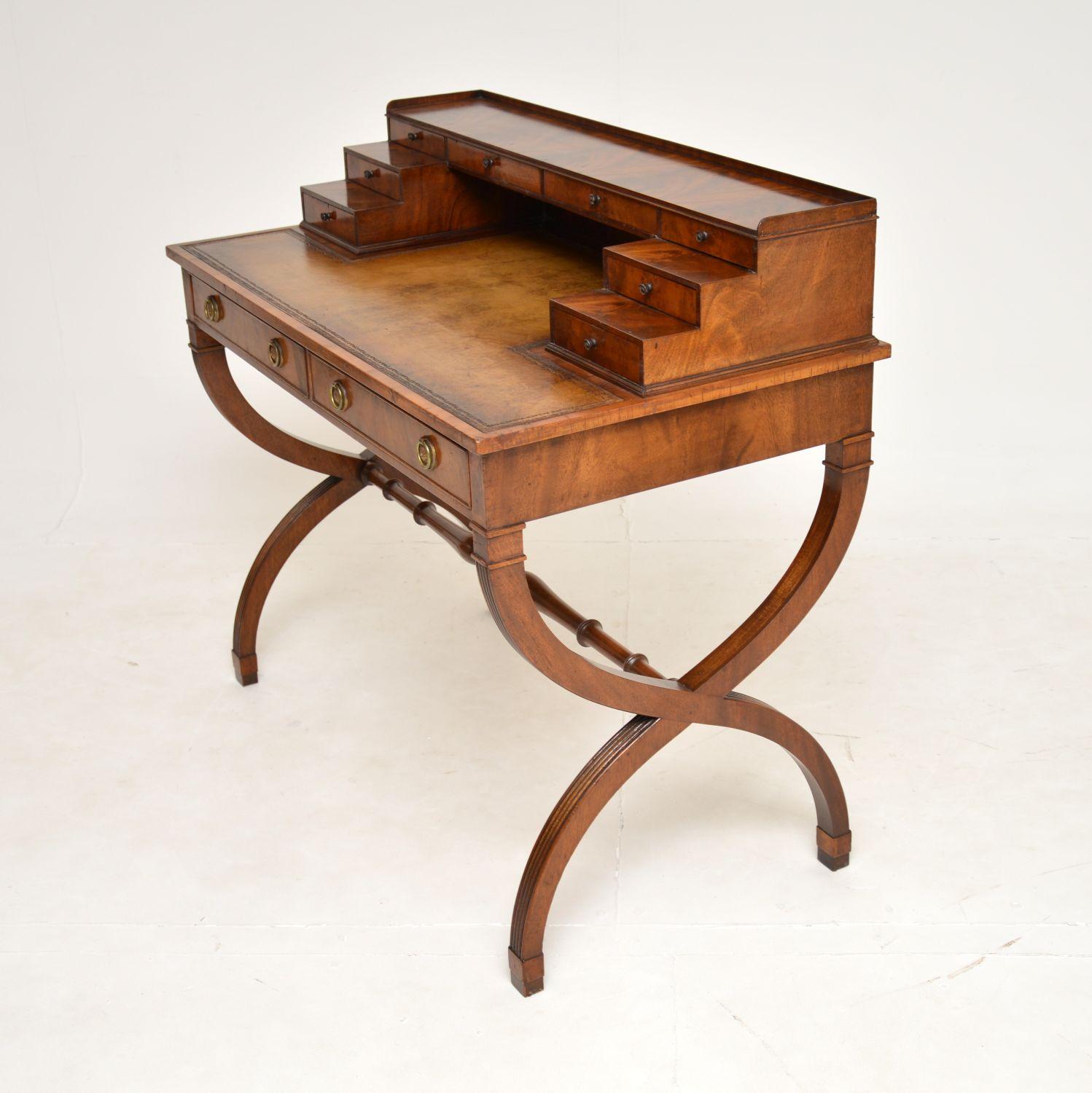 Regency Antique Escritoire Writing Desk